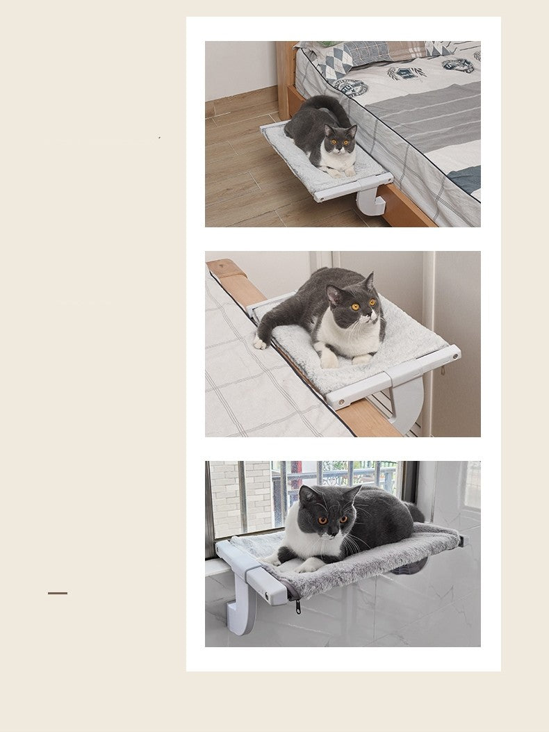 Hanging Cat Hammock Pet Bed Keeps Warm In Winter