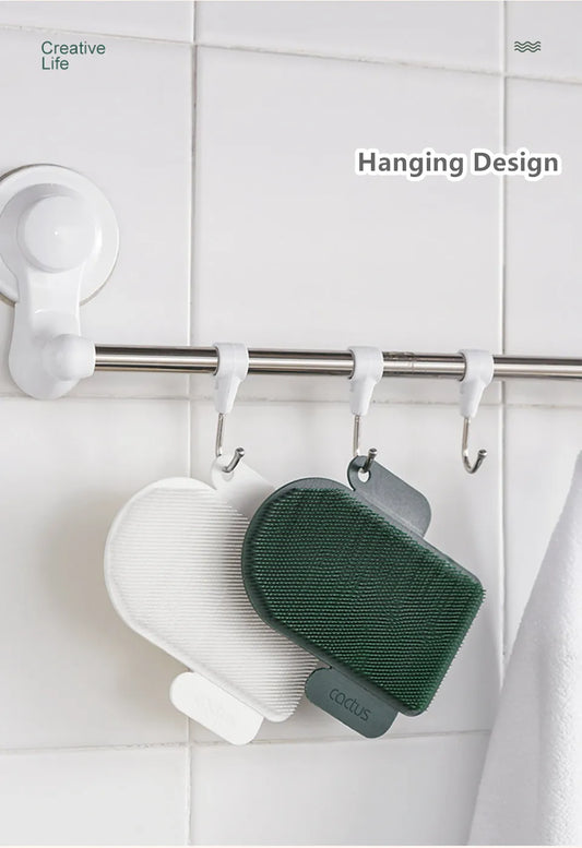 Multifunctional Potato Carrot Cleaning Tools Fruit Vegetable Brush Cactus Burr Cleaning Brush Kitchen Gadgets
