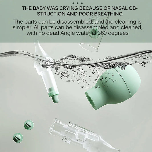 Infant Silicone Nasal Aspirator Type Neonatal Cold Nasal Mucus Cleaner