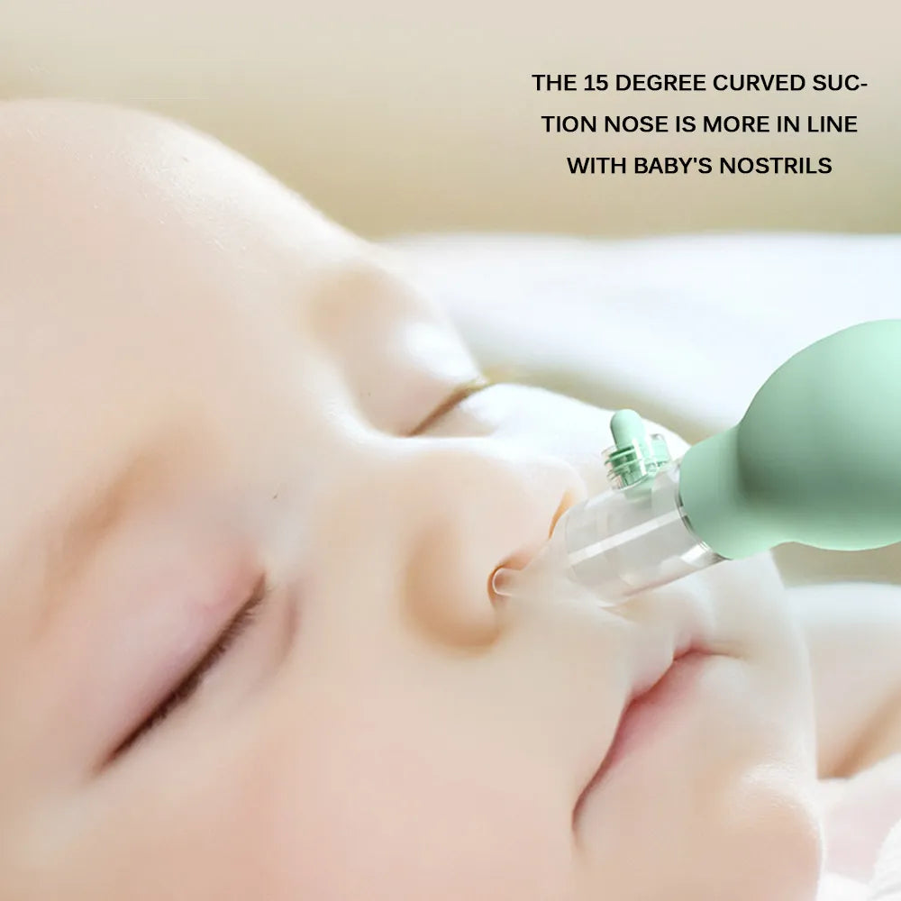 Infant Silicone Nasal Aspirator Type Neonatal Cold Nasal Mucus Cleaner
