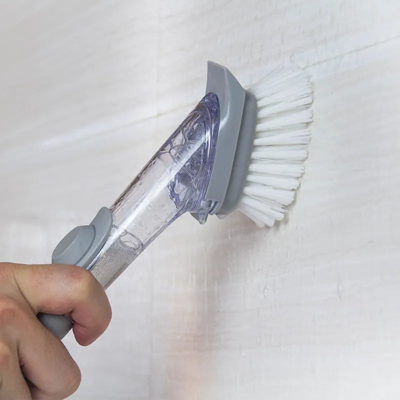 2 In1 Long Handle Cleaning Brush With Removable Brush Head Ktichen Gadgets
