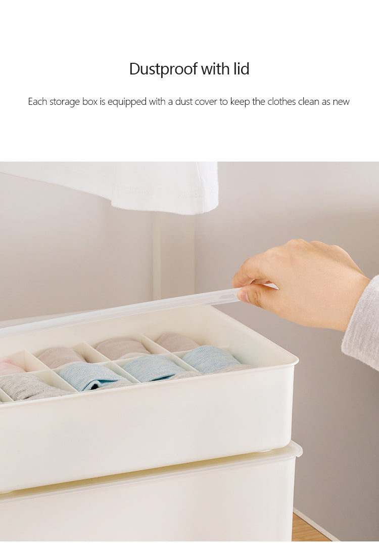 Household underwear plastic storage box