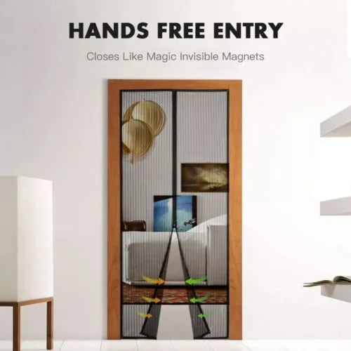 Anti Mosquito Insect Fly Bug Kitchen Curtains Magnetic Mesh Net Door Screen