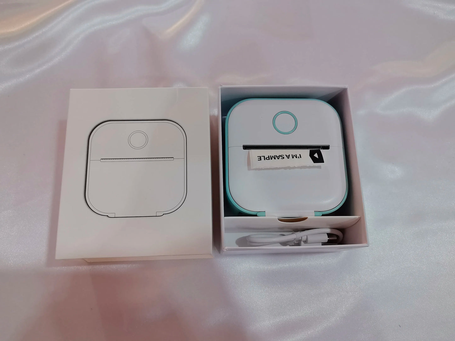 Portable Mini Thermal Label Printer Home Photo Printer Student Wrong Question Printer Bluetooth-compatible Mini Label Printer Price Tag