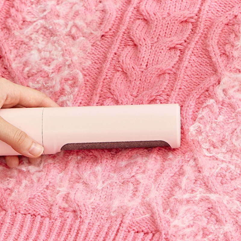 2-1 Reusable Pet Hair Remover Brush Lint Roller Portable Effective Self Cleaning Tool for Cat Dog Fur Hair Dust Removal Brush - Nexxcart