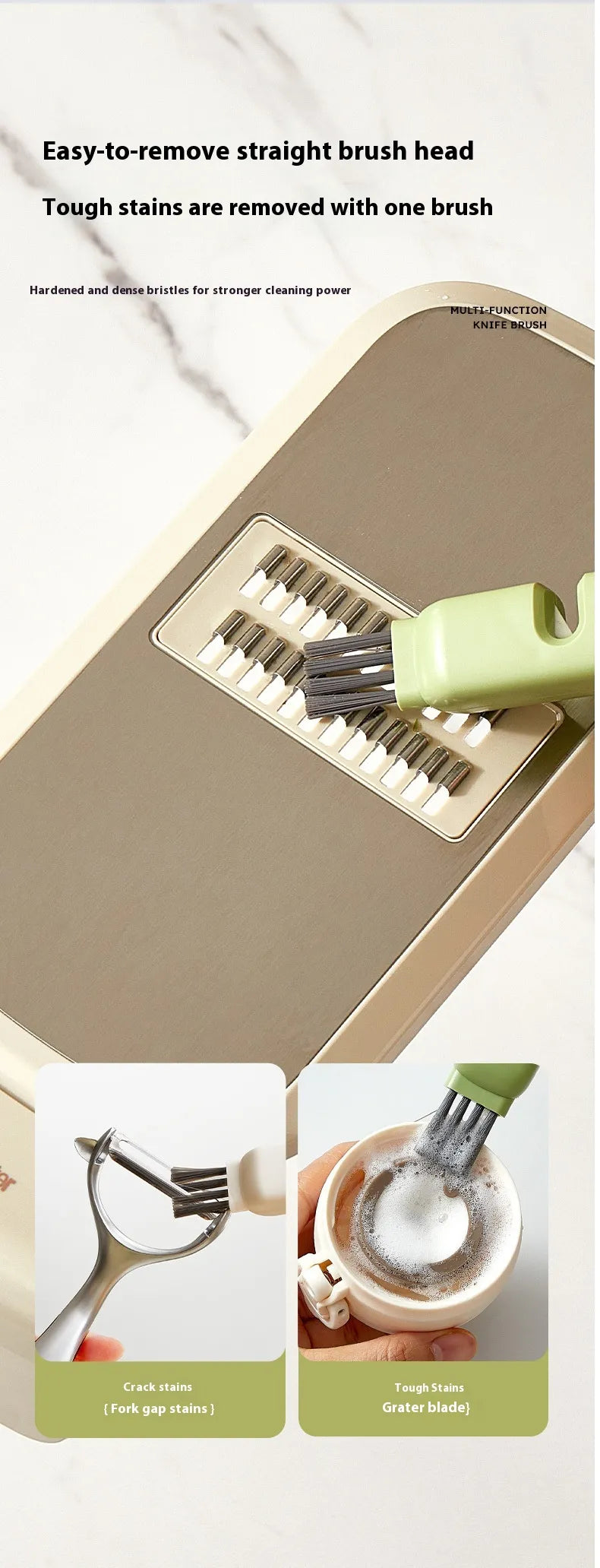 Multifunctional Hand Guard Cutter Cleaning Brush Kitchen Gadgets
