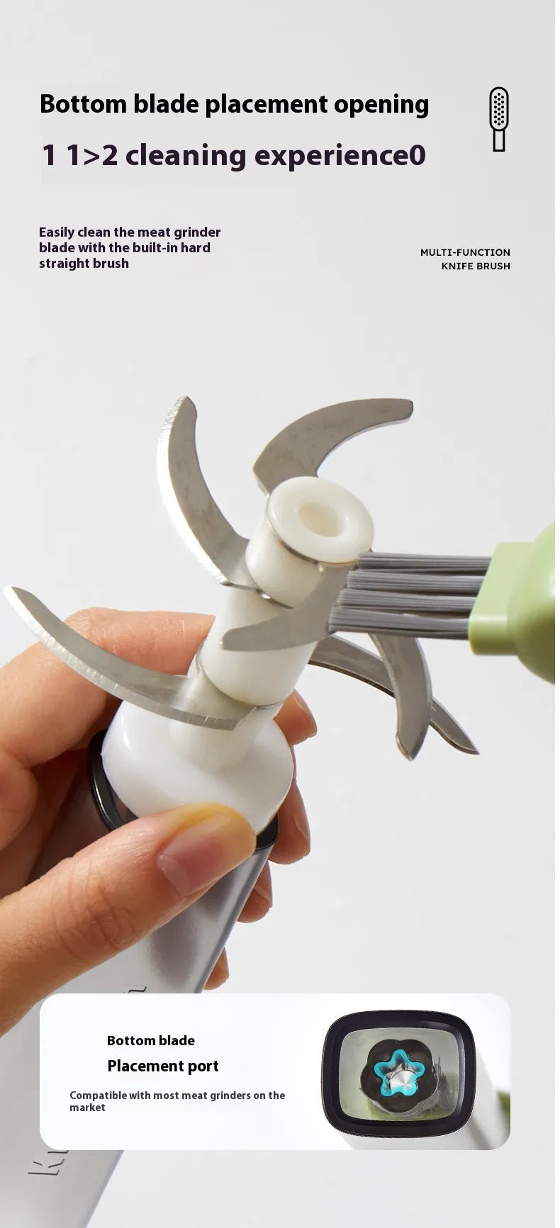 Multifunctional Hand Guard Cutter Cleaning Brush Kitchen Gadgets