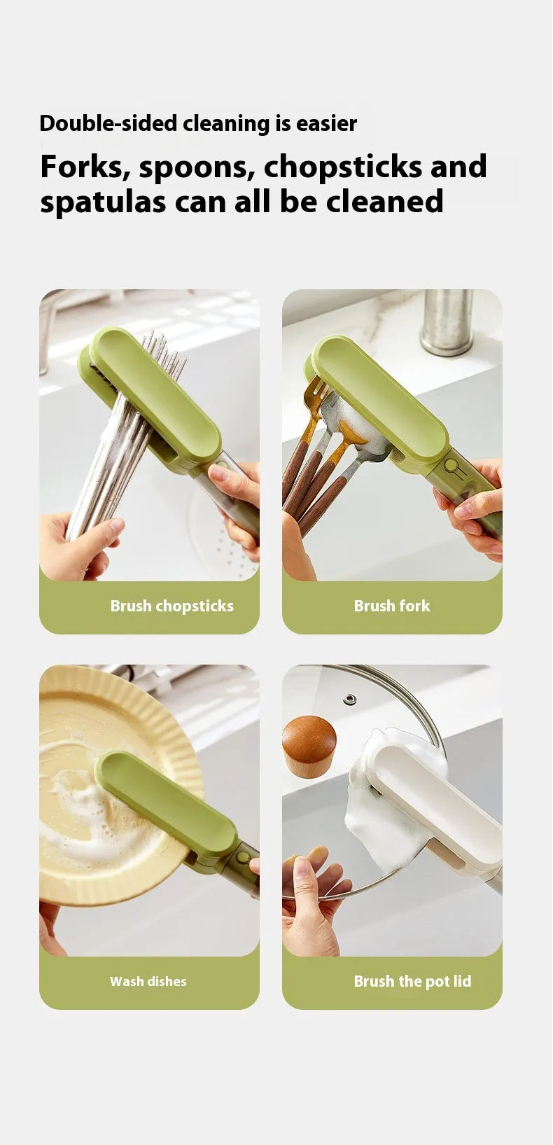 Multifunctional Hand Guard Cutter Cleaning Brush Kitchen Gadgets