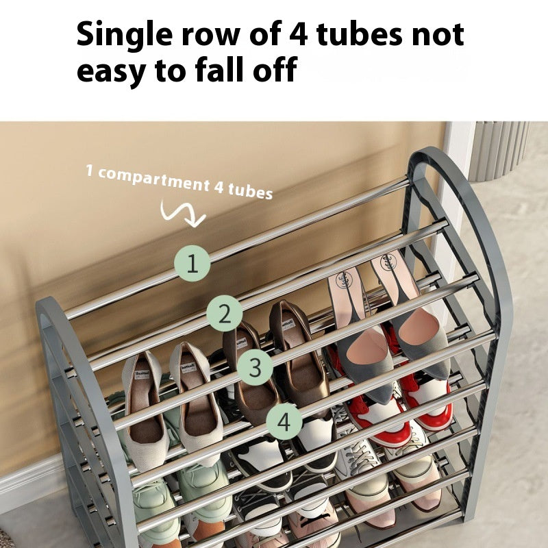 Shoe Rack Multi-layer Simple Bold Metal Assembly Storage Economical
