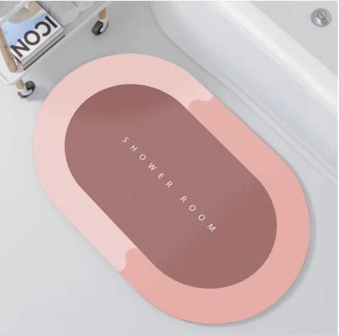Diatom Mud Soft Diatomaceous Earth Absorbent Foot Mat