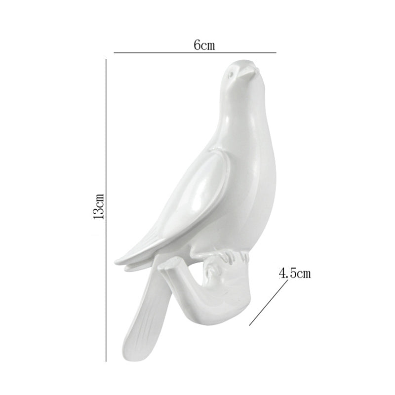 Simple And Creative Bird Punch Free Hanger