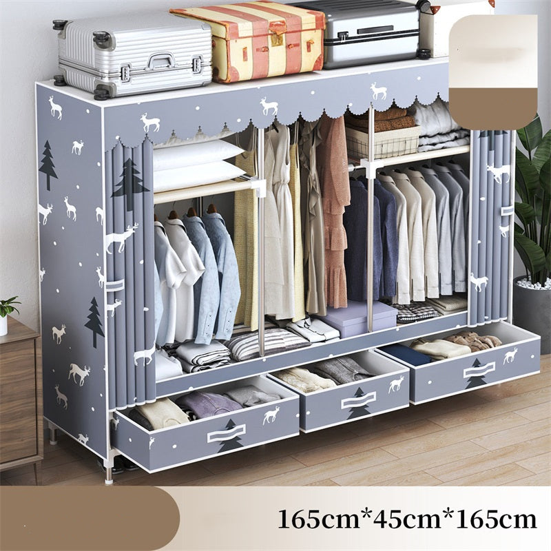 Simple Durable Cloth Belt Drawer Cloth Wardrobe