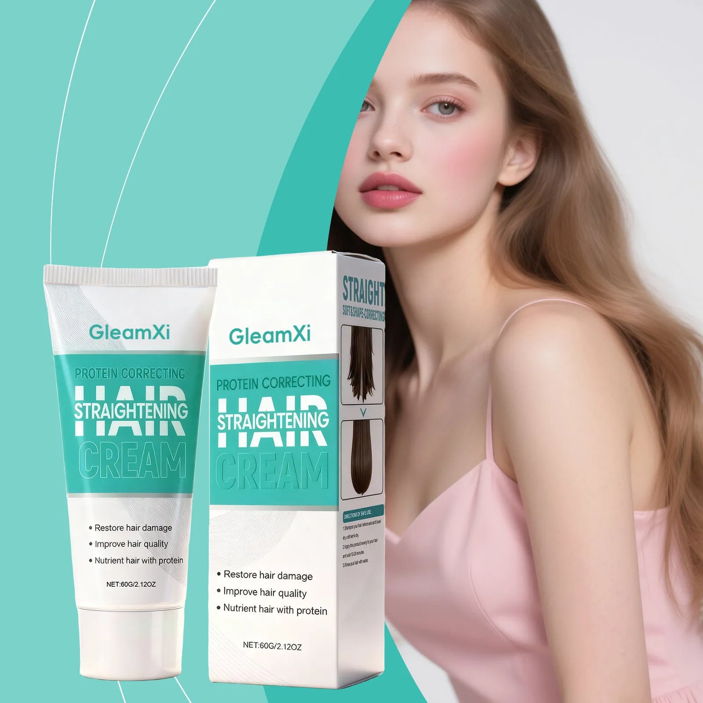 Keratin Hair-straightening Cream