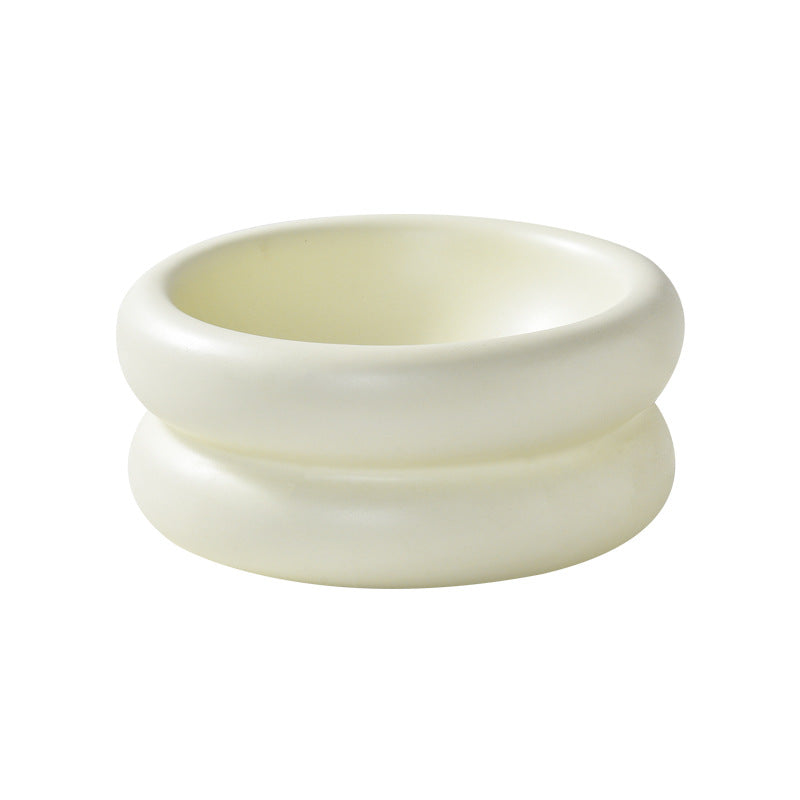 Cat Ceramic Tall Food Bowl Bowl Wide Mouth