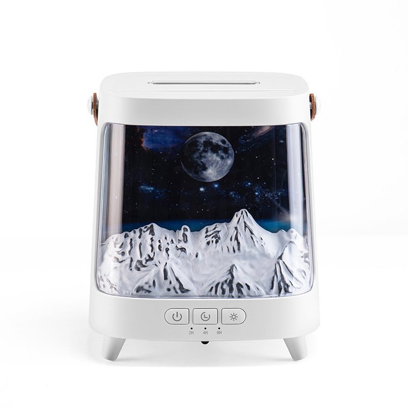 3D Starry Sky Flame Aromatherapy Machine Desktop Home Humidifier - Nexxcart
