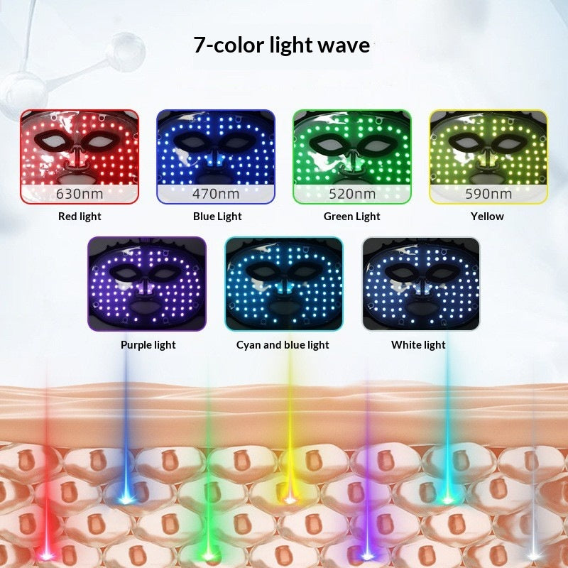 Wireless Portable Home LED Silicone Mask Device