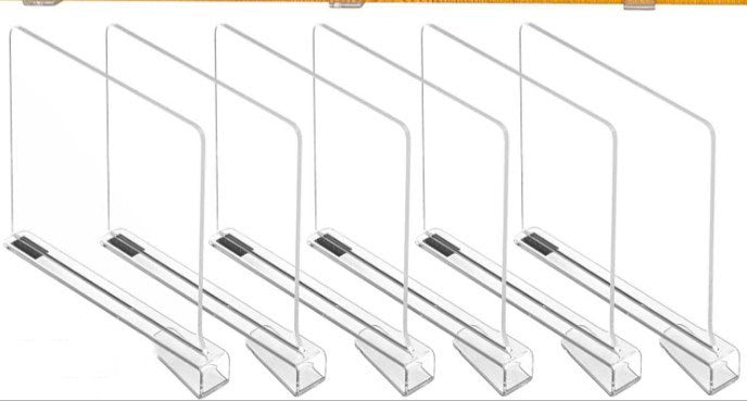Wardrobe Bookcase Nail Free Acrylic Partition Board