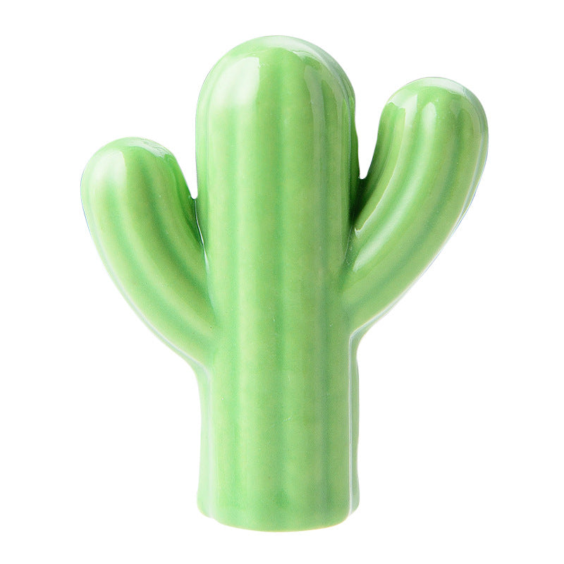 Children's Room Handle Cactus Ceramic Cupboard Wardrobe