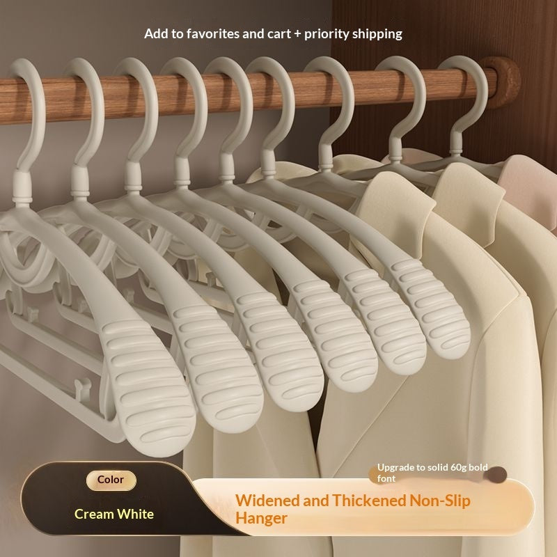 Wide-shoulder Hangers With Non-slip No-mark Designextra-wide And Padded For Winter
