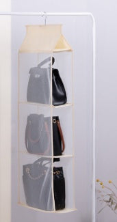Foldable Multi-Layer Sundries Storage Rack 360 Degree Hanging Design