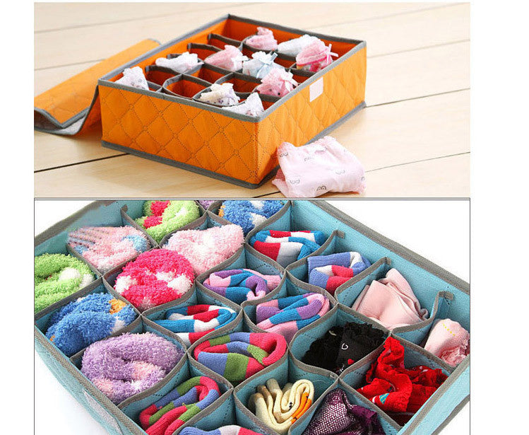 Color covered bamboo charcoal storage box