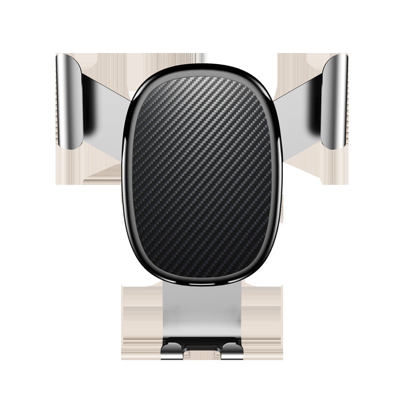Vehicle gravity automatic clamping bracket