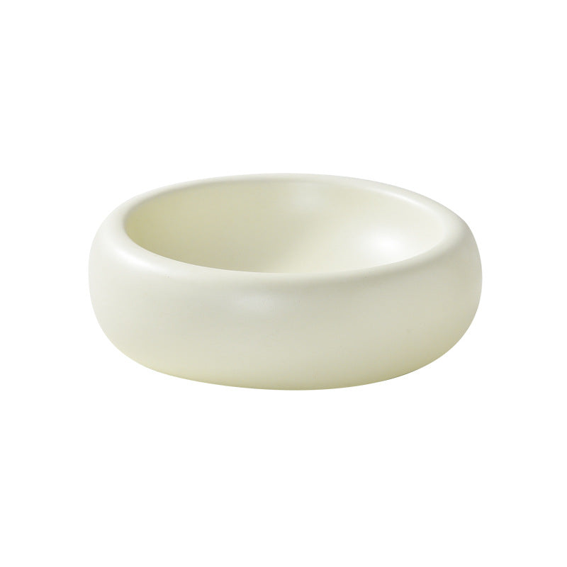 Cat Ceramic Tall Food Bowl Bowl Wide Mouth
