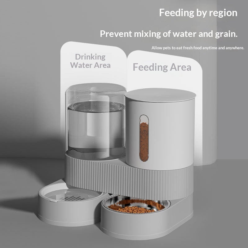 Automatic Pet Water And Food Dispenser In One