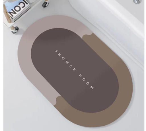Diatom Mud Soft Diatomaceous Earth Absorbent Foot Mat