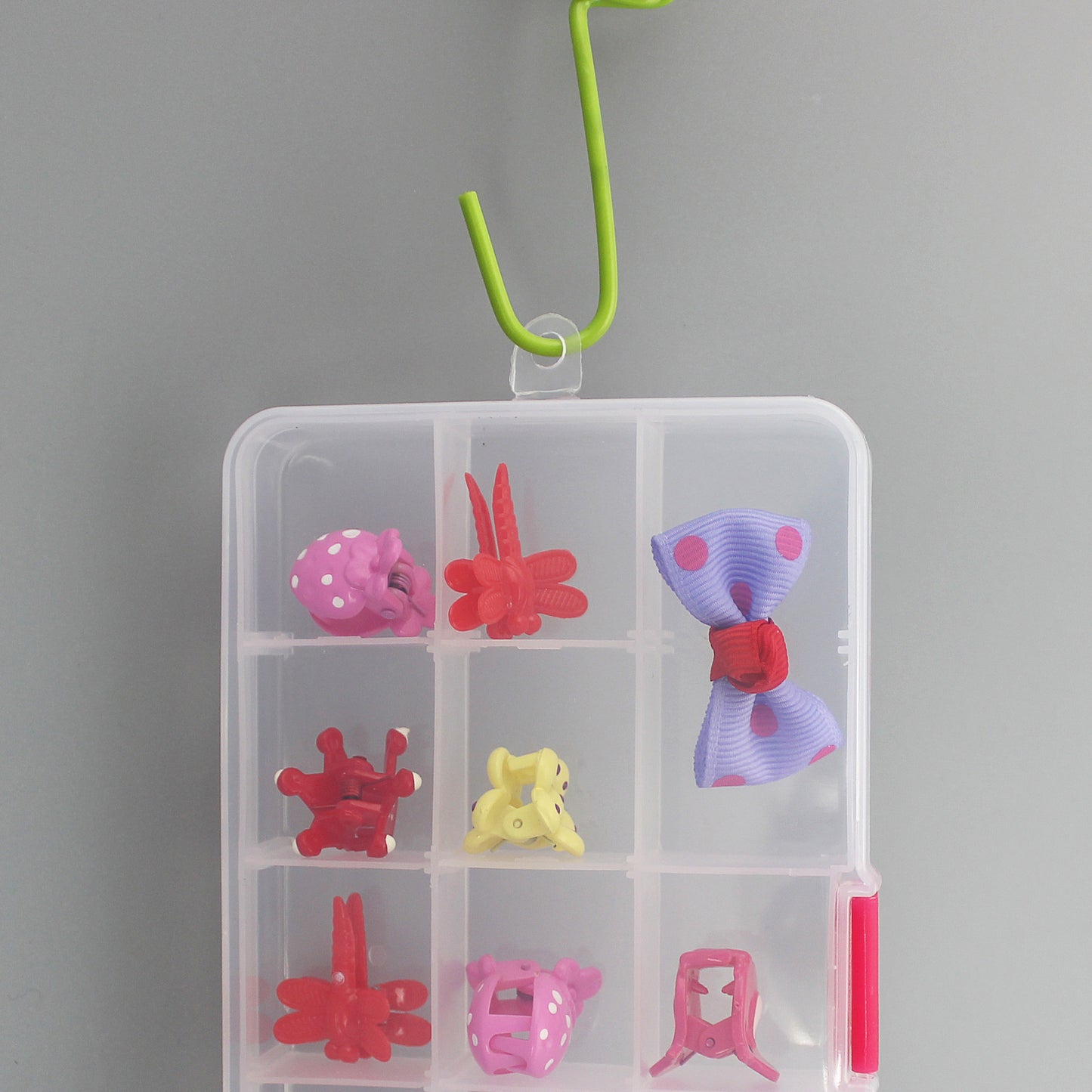 Plastic 15 compartment transparent storage box