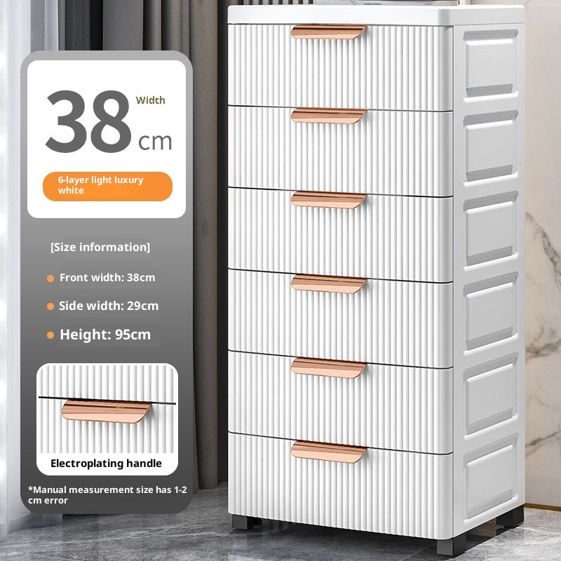 Simple Household Drawer Style Light Luxury Storage Cabinet