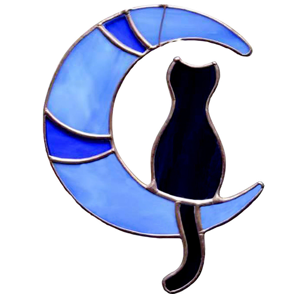 Home Moon Cat Ornament Pendant