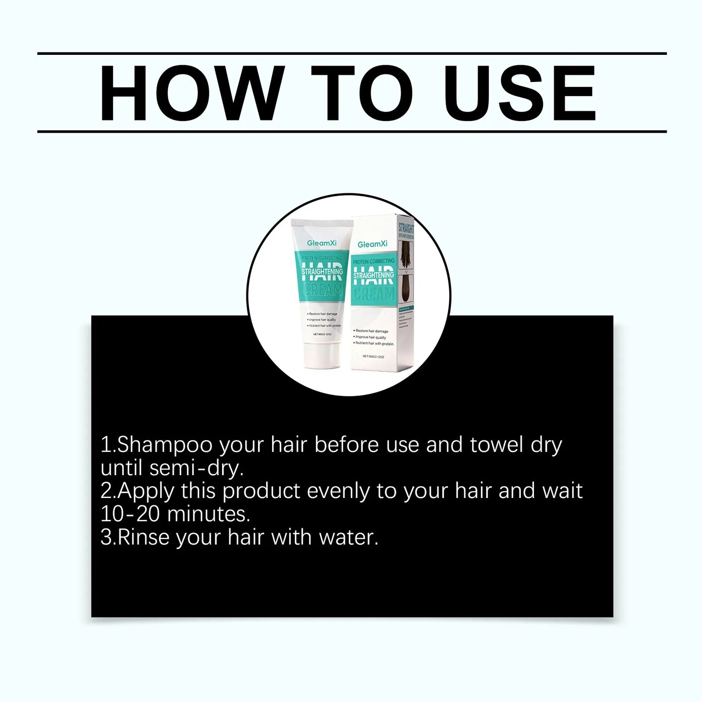 Keratin Hair-straightening Cream