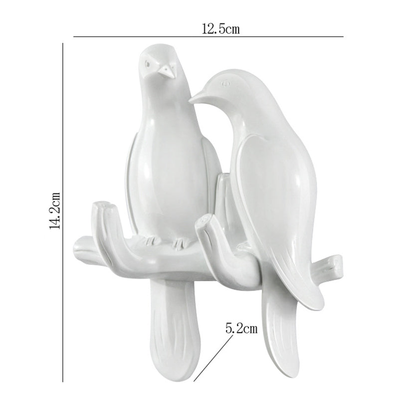 Simple And Creative Bird Punch Free Hanger