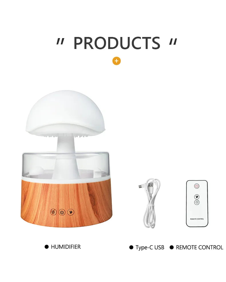 New Rain Cloud Humidifier Aromatherapy Machine Air Humidifier Ultrasonic Aroma Diffuser