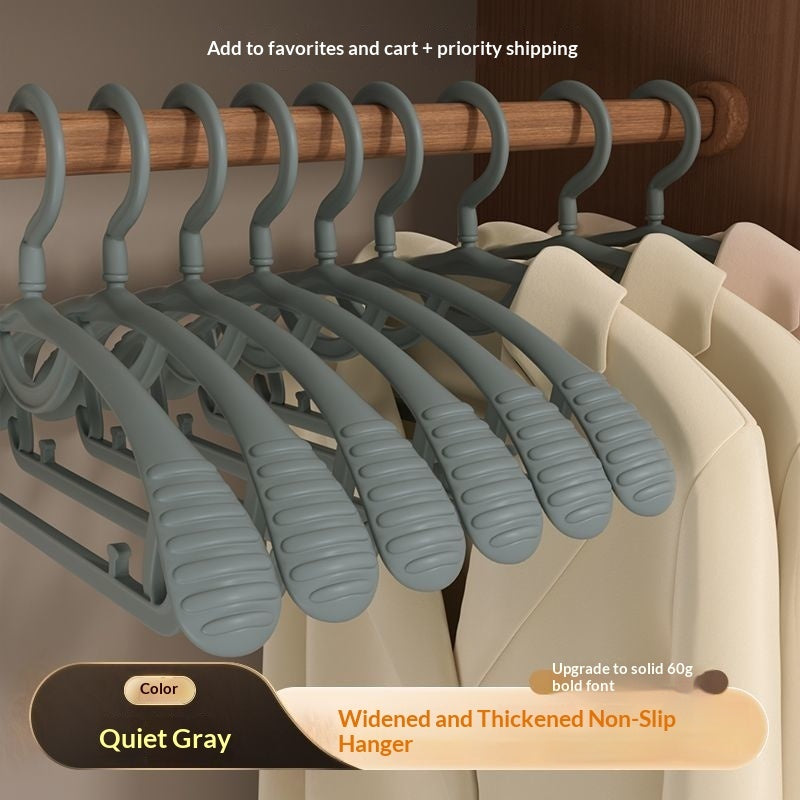 Wide-shoulder Hangers With Non-slip No-mark Designextra-wide And Padded For Winter
