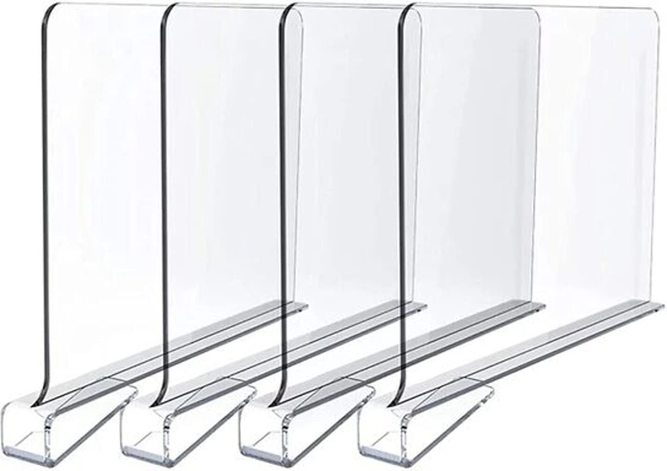 Wardrobe Bookcase Nail Free Acrylic Partition Board