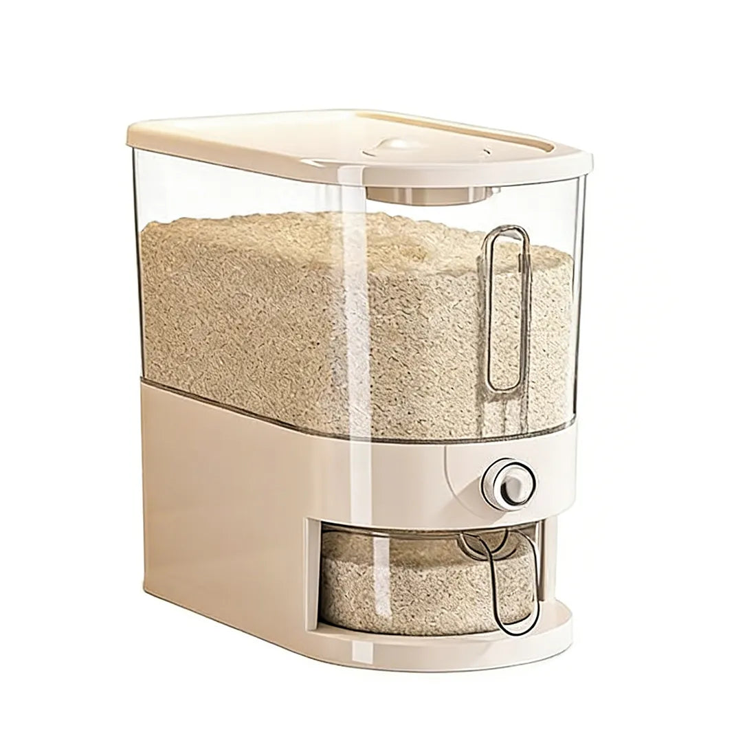 5 10KG Rice Dispenser Container Cereal Dispenser Box Dry Food Grain Storage Home