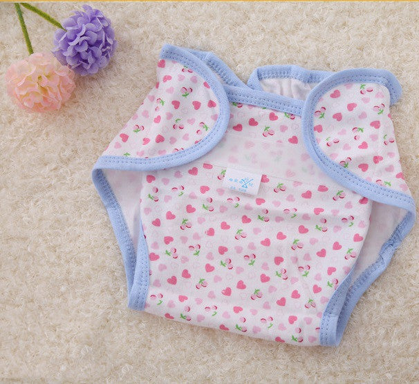 Cotton Cartoon Printed Cloth Diaper Washable Baby Diaper