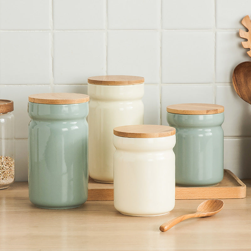 Nordic Ceramic Sealed Can Food Storage Box