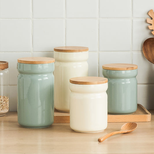 Nordic Ceramic Sealed Can Food Storage Box
