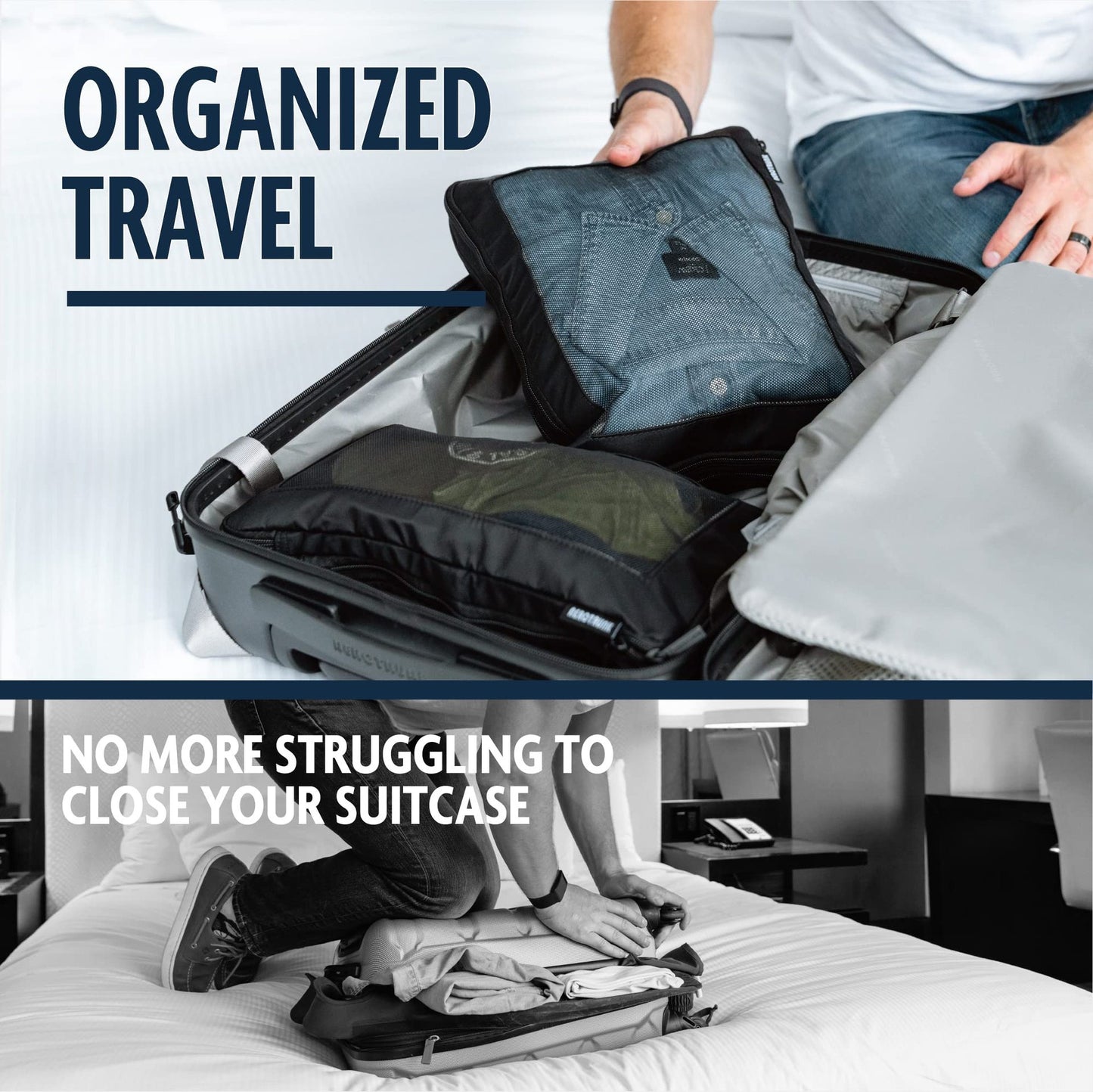 Compressed Packaging Travel Supplies Can Be Extended Buggy Bag Travel Clothing Shoes Sub-packaging