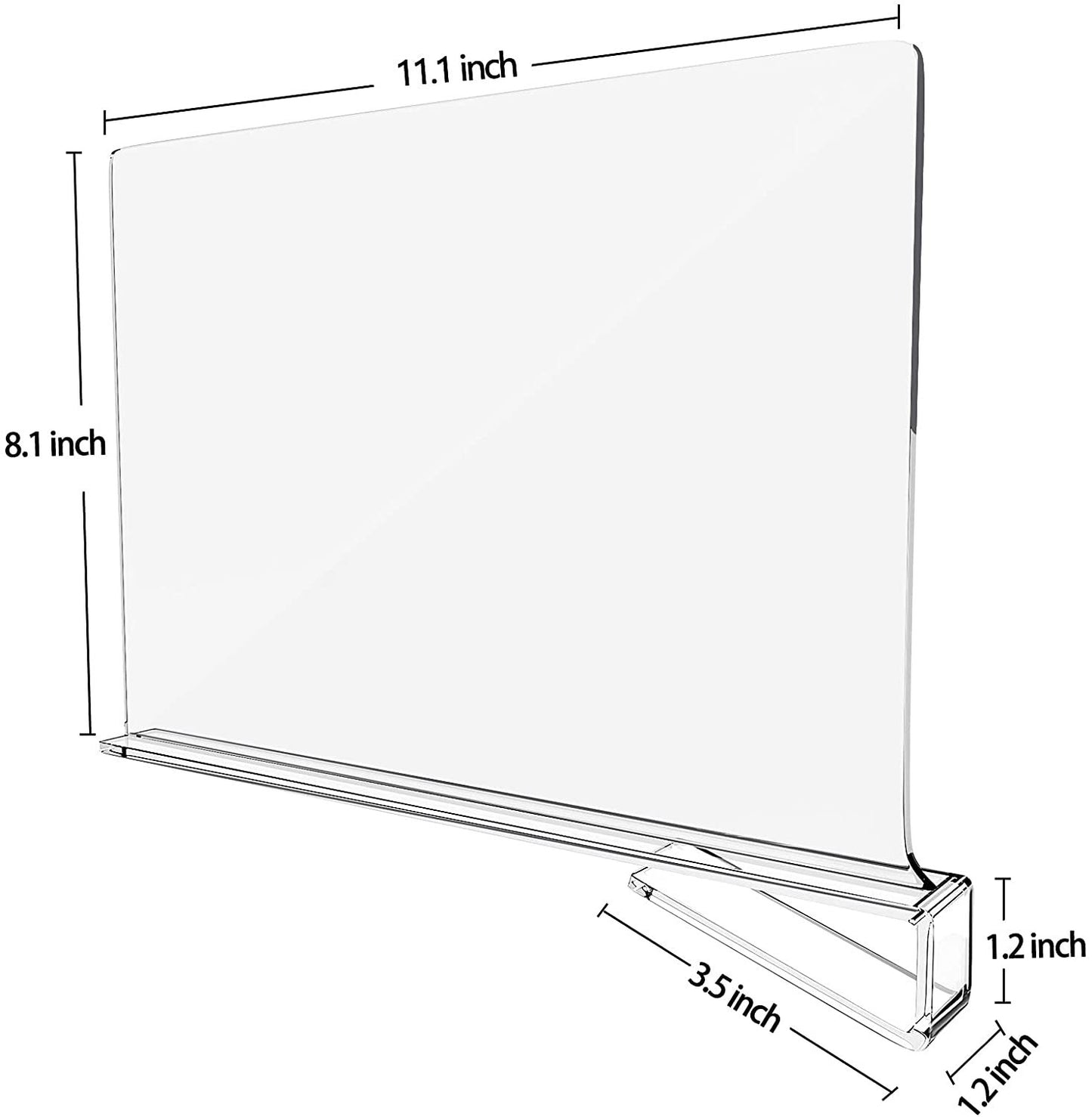 Wardrobe Bookcase Nail Free Acrylic Partition Board