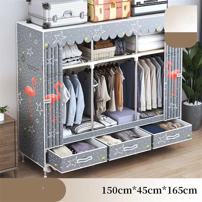 Simple Durable Cloth Belt Drawer Cloth Wardrobe