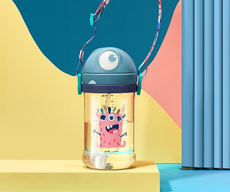 Babycare 240ml Baby Sippy Cup Cute Shape Anti - Choke Straw Baby Water Bottle - Nexxcart