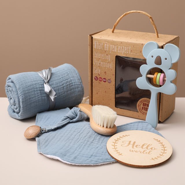 Bopoobo 1Set Bath Toys Set Kid Swaddle Wrap Baby Milestones - Nexxcart
