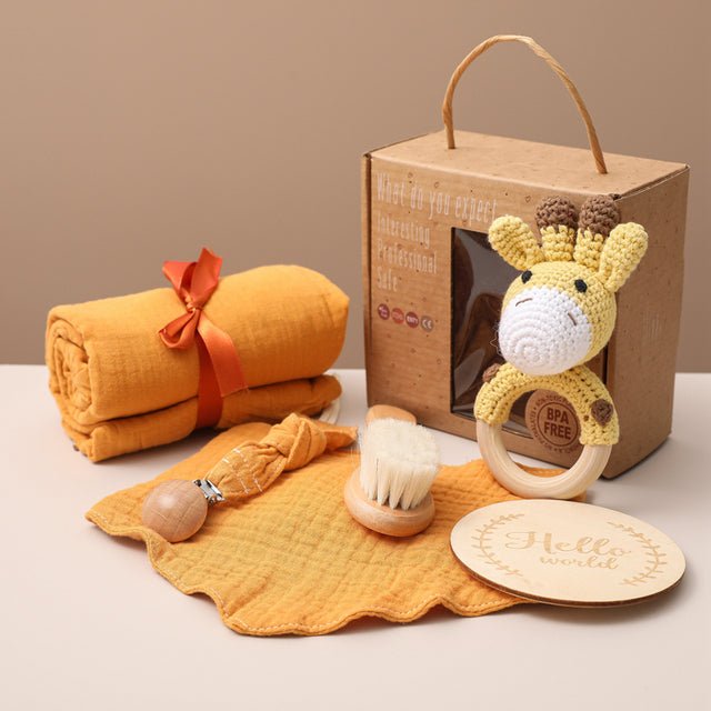Bopoobo 1Set Bath Toys Set Kid Swaddle Wrap Baby Milestones - Nexxcart