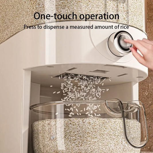 5 10KG Rice Dispenser Container Cereal Dispenser Box Dry Food Grain Storage Home