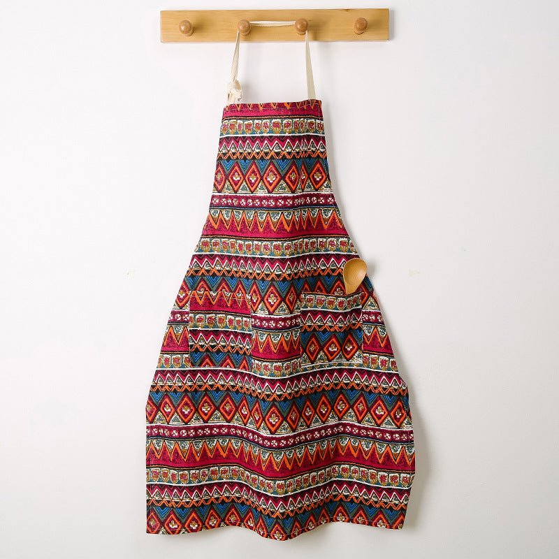 Cotton and linen Kitchen Apron - Nexxcart