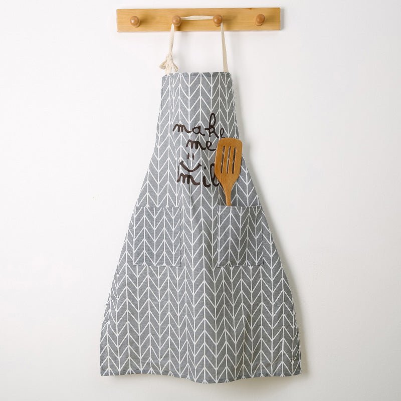 Cotton and linen Kitchen Apron - Nexxcart